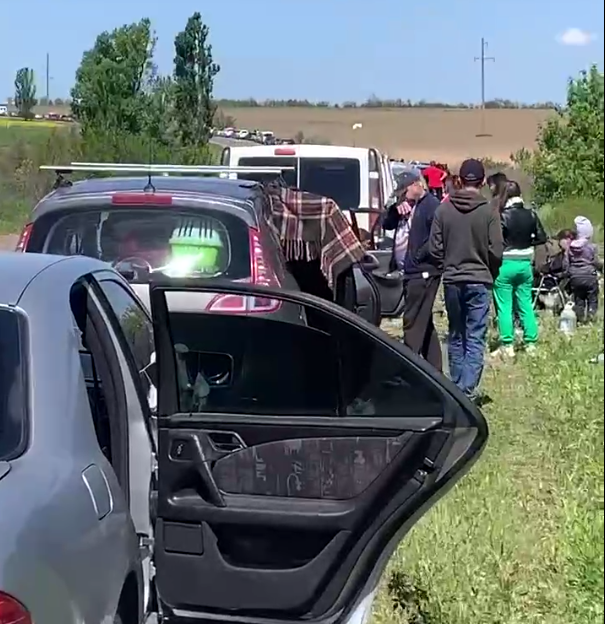 Черги на виїзд з тимчасово окупованих територій