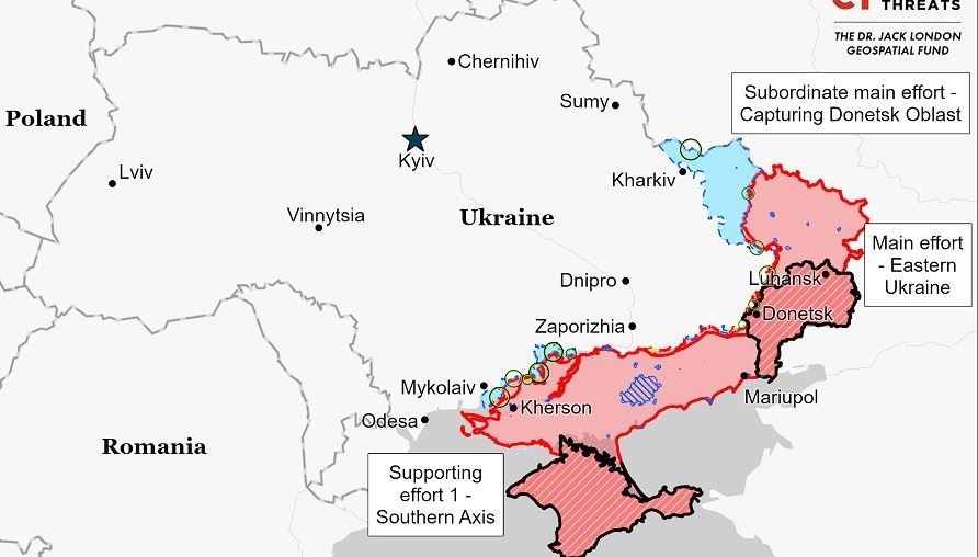 Карта України — Інститут вивчення війни 