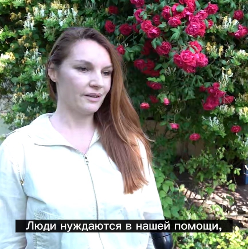 Кадр з пропагандистського сюжету 