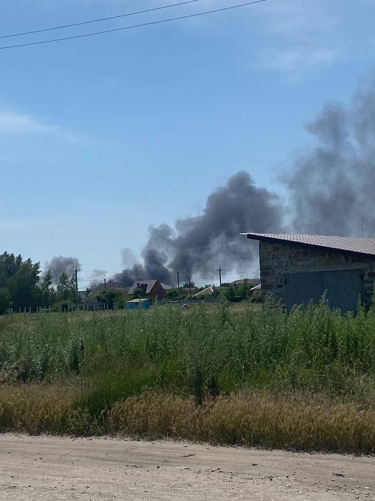 Стовбур диму після вибуху