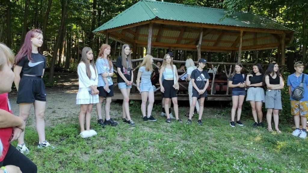 Діти з Херсонщини та Запоріжчини, що відпочивали у таборі