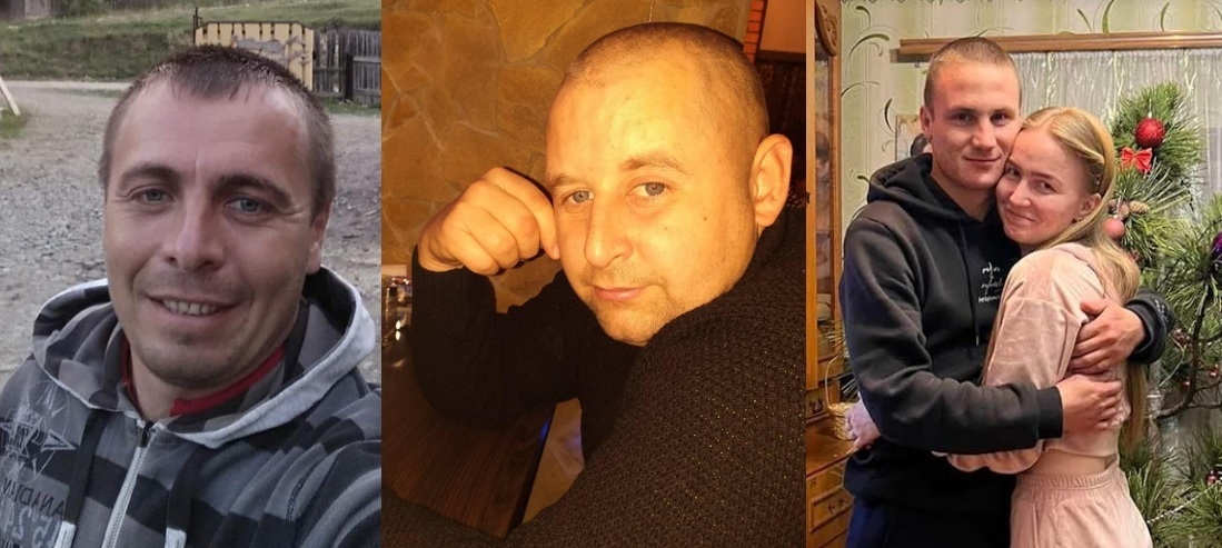 Цивільні полонені Олексій Грінько, Олександр Герчаковський та Денис Шум, яких окупанти утримують у катівні в с.Одрадівка.
